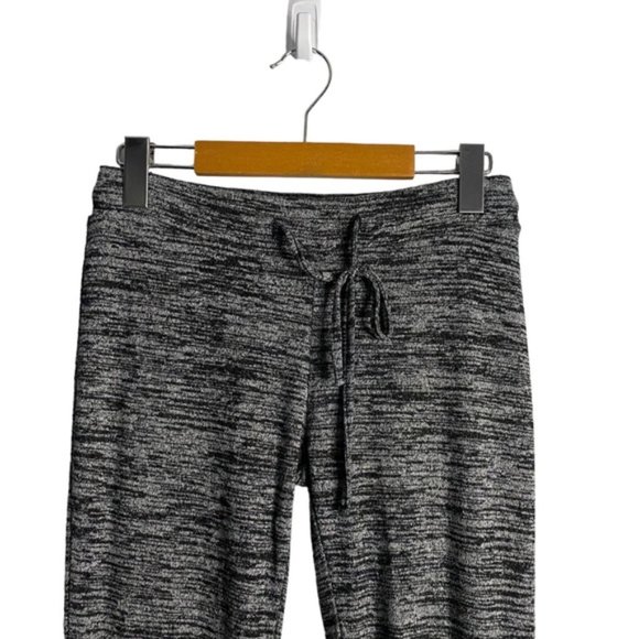 Aerie Women's Black Marled Soft and Cozy Lounge Pants - Picture 2 of 7